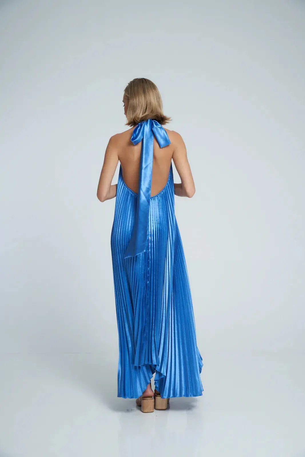 Lidee Opera Gown Mediterranean Blue Size 10 photo 4