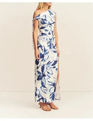 Stevie Gathered Maxi Dress Bluebird Size AU 12 photo 3