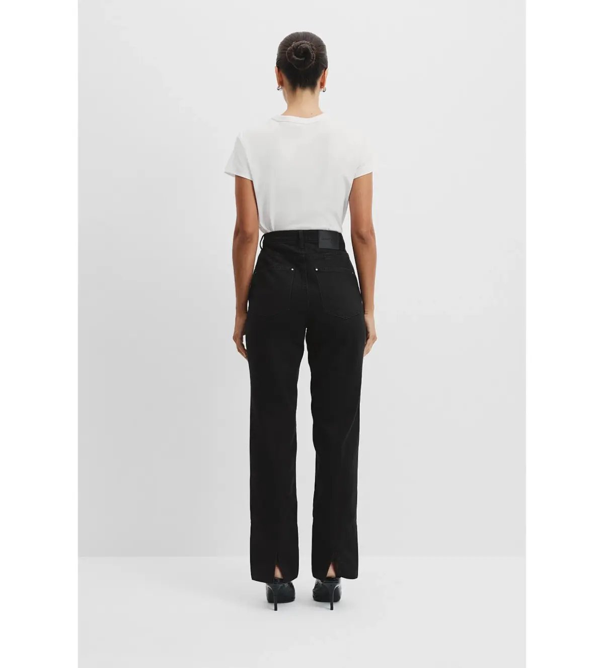Country Road Cigarette Jean Black Size AU 6 photo 3