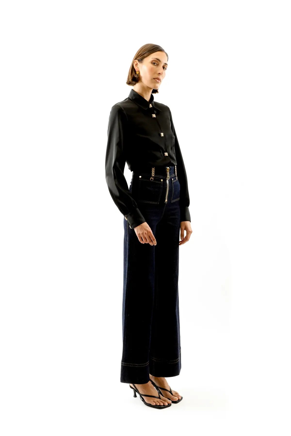 ALICE By Alice McCall Mystic Jean Black Size AU 12 photo 2