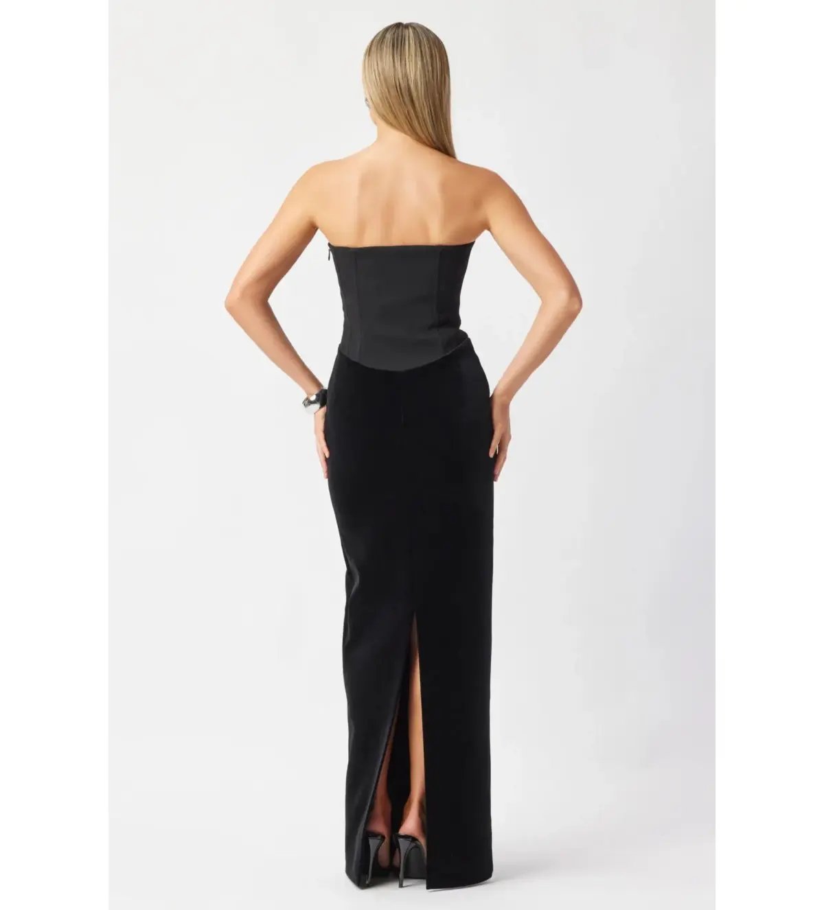 Bianca and Bridgett Adeline Maxi Dress Black Size 14 photo 3