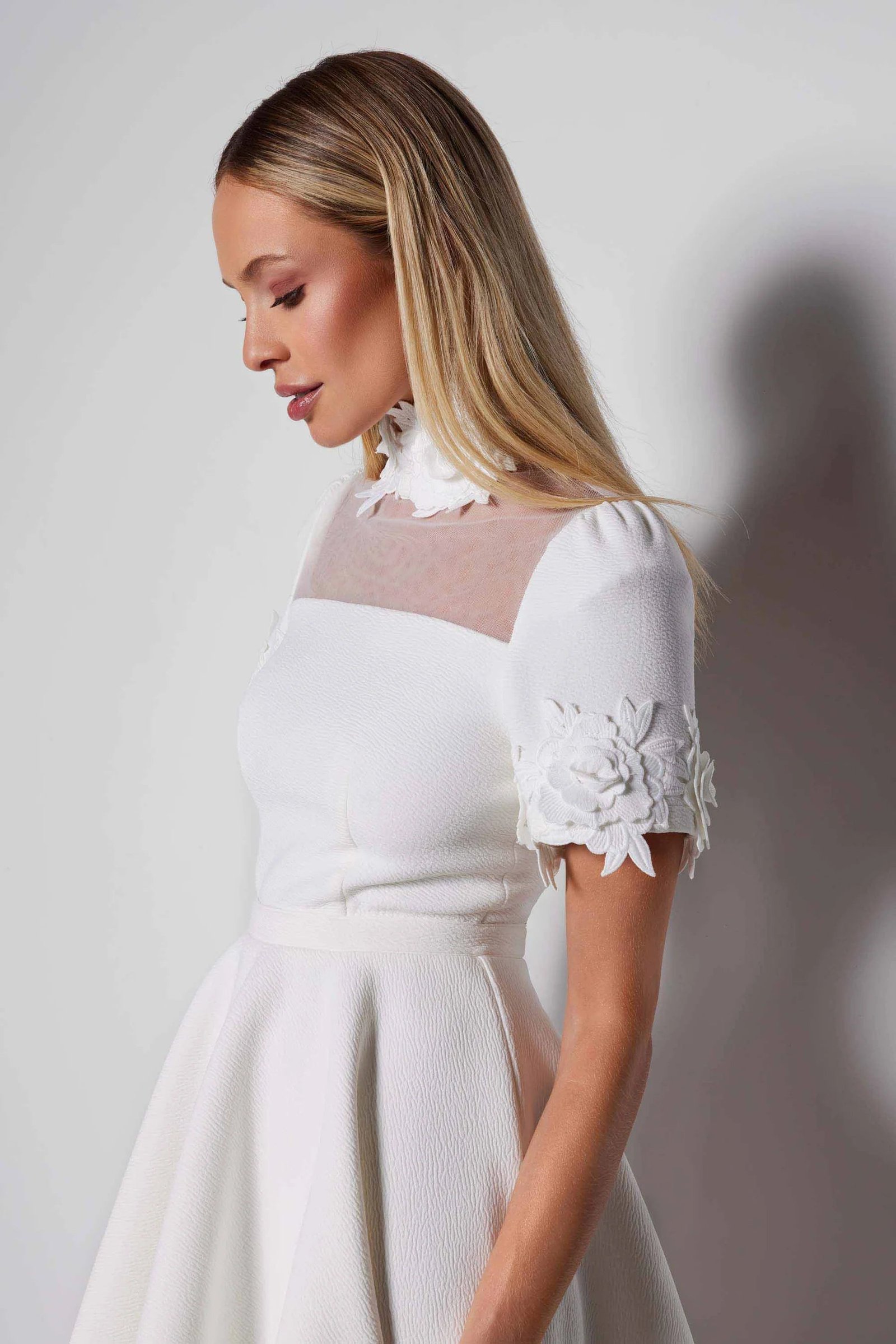 ELLE ZEITOUNE ELODIE DRESS - WHITE photo 4