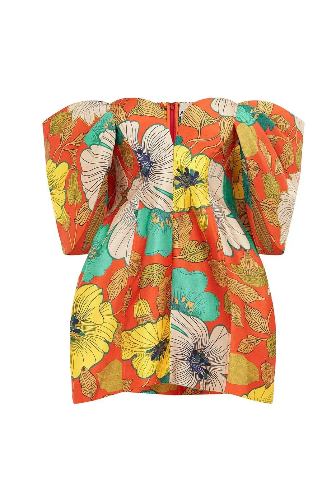 Alemais Piato Sculpt Mini Dress Floral Size 10 photo 8