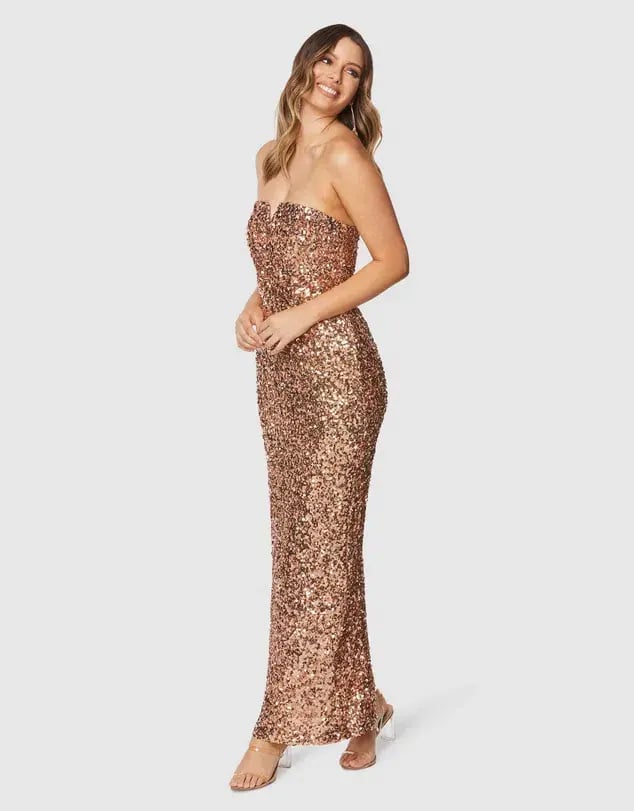 Pilgrim Gianina Gown Sequin Size 10 photo 2