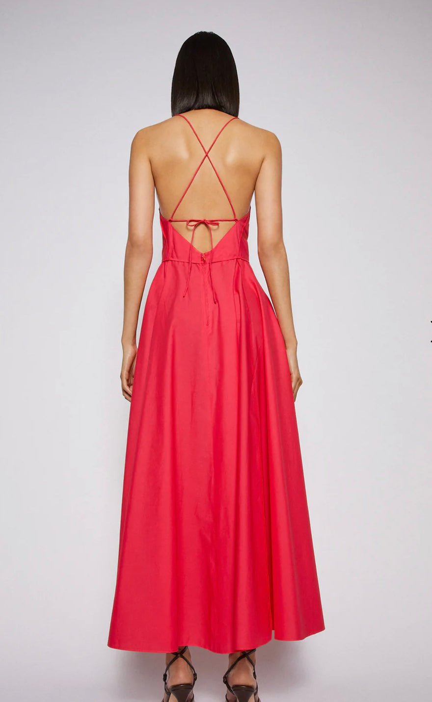 Scanlan Theodore Cotton Parachute Dress Pink photo 4