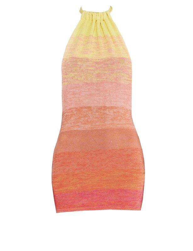 Bamba Swim Bounty Dress | Sunset Orange | Size Small photo 6