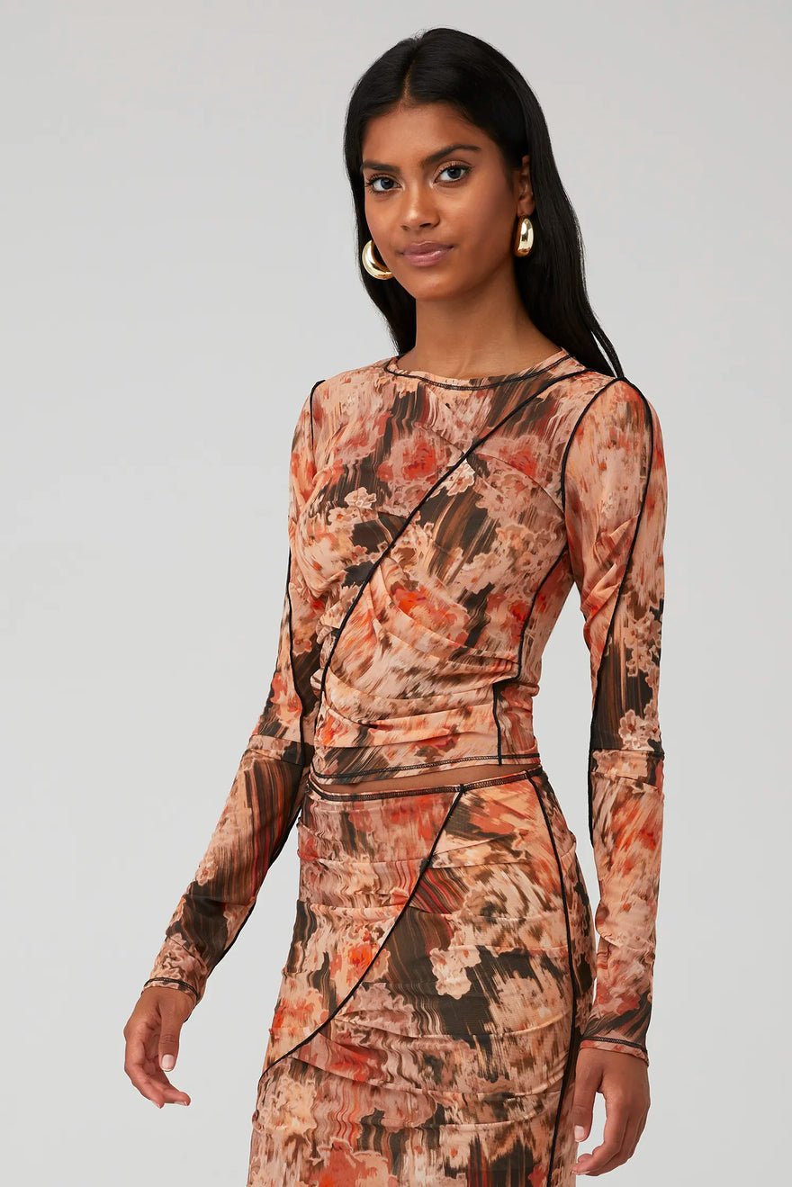 Bec & Bridge Averil Gathered Long Sleeve Top photo 2