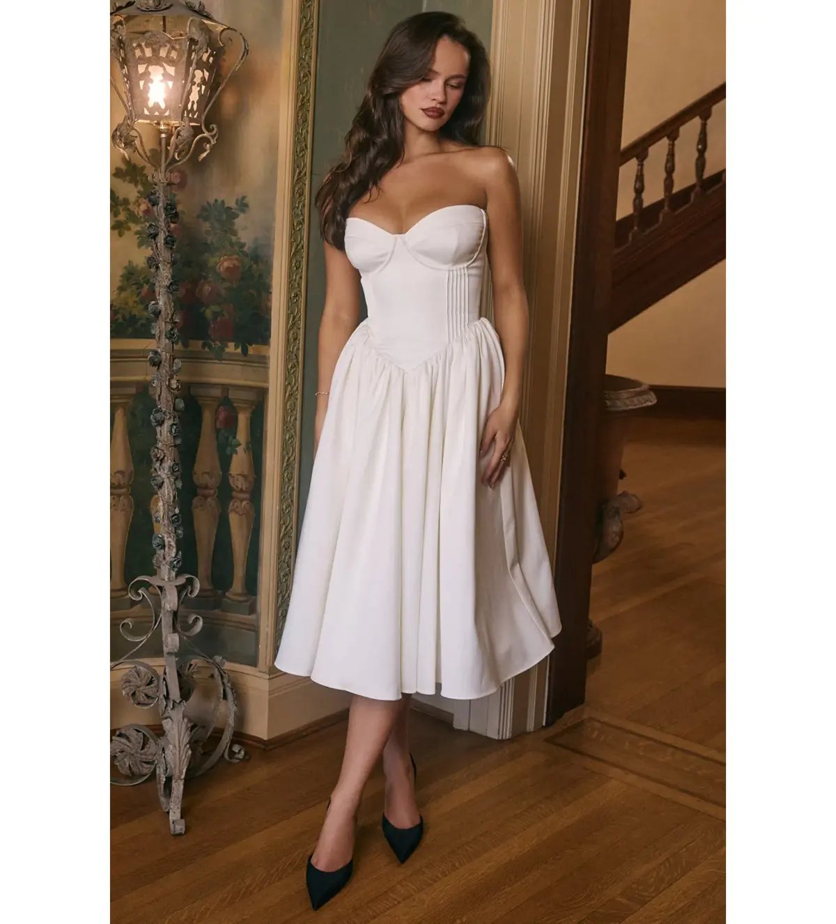 House of CB Coco dress in white  size XS/ AU 6 photo 5