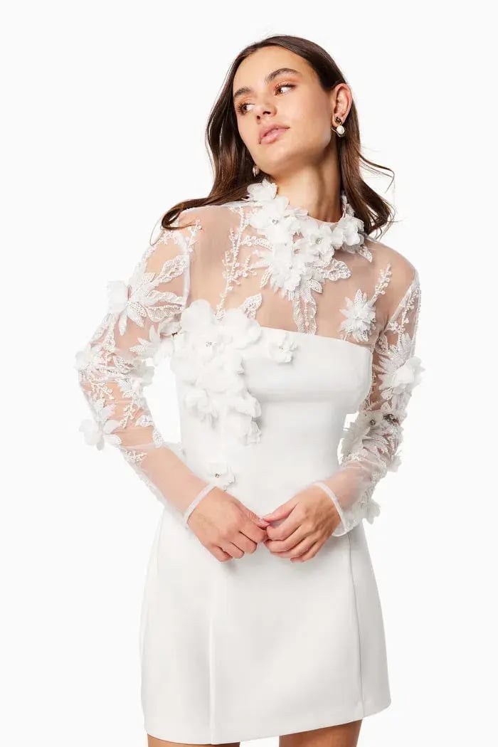 Elliatt Damaris Mini Dress in White Size Small / AU 8 photo 2