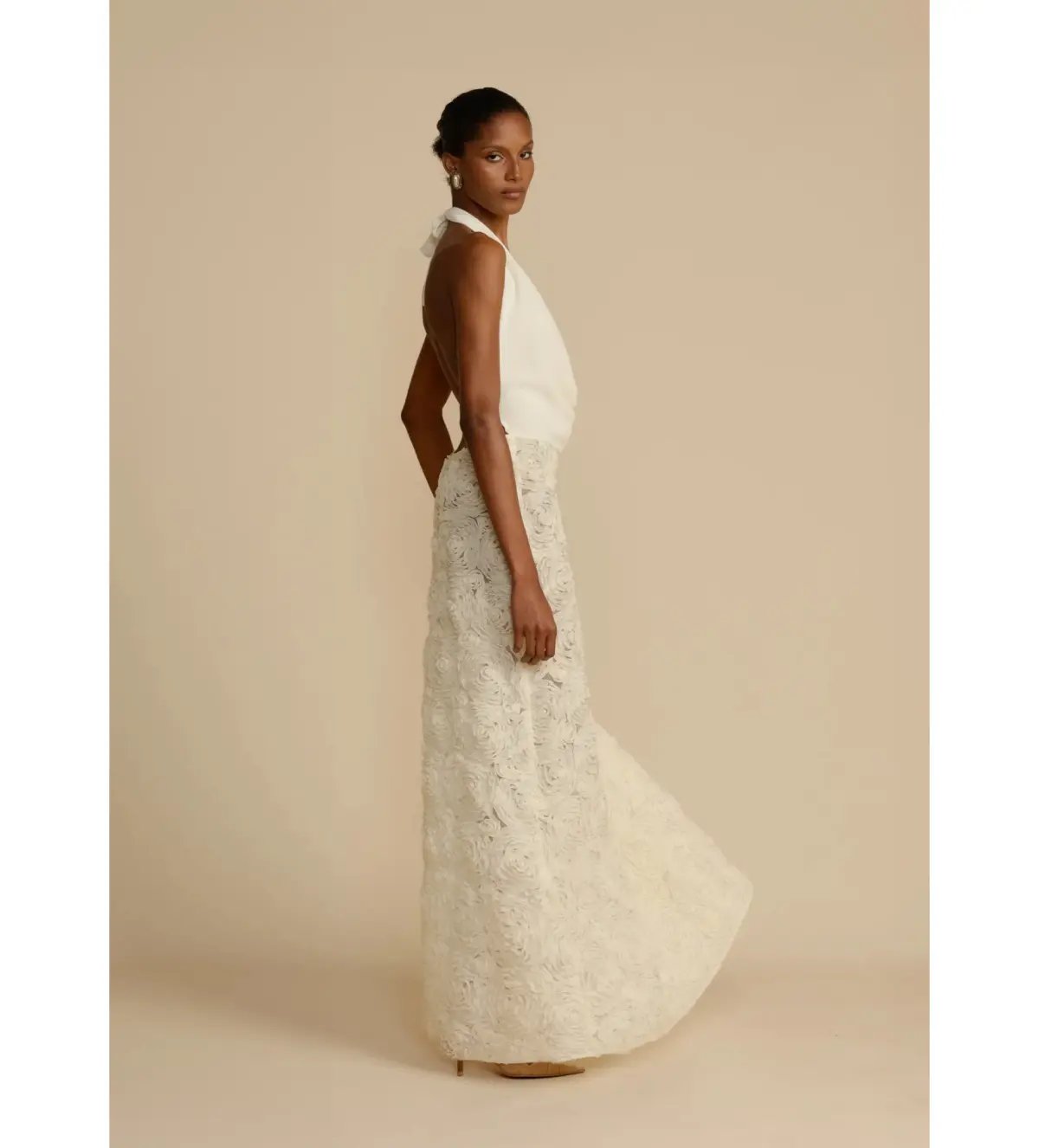 Arcina Ori Adriana Maxi Dress White Size AU 10 photo 5