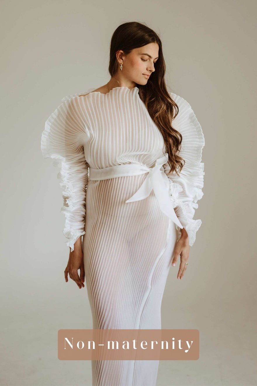 Mama Rentals Tulip Pleated Gown photo 2