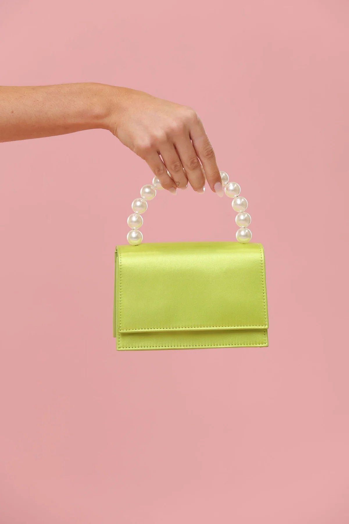 MORGAN & TAYLOR MELANIE TOP HANDLE BAG - LIME photo 2