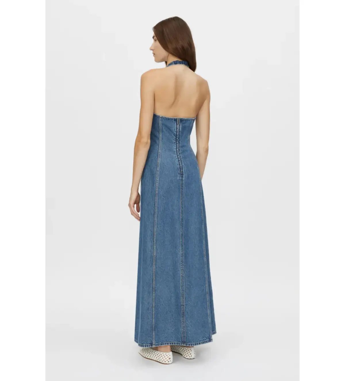 Camilla and Marc Cascadia Denim Dress in Classic Blue Size 6 photo 3