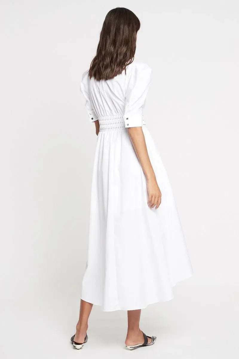 Sass & Bide Electric City White Shirt Dress White Size 6 photo 3