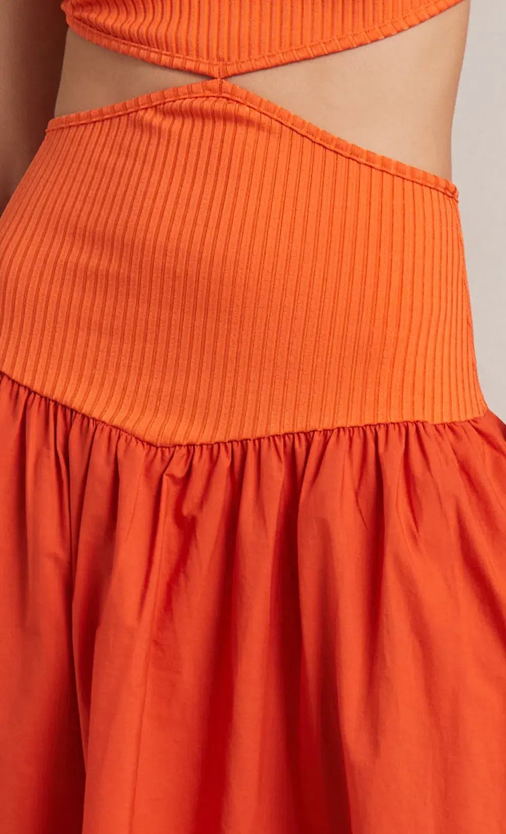Bec and Bridge Ula Cut Out Maxi Dress Orange Size 6 photo 3