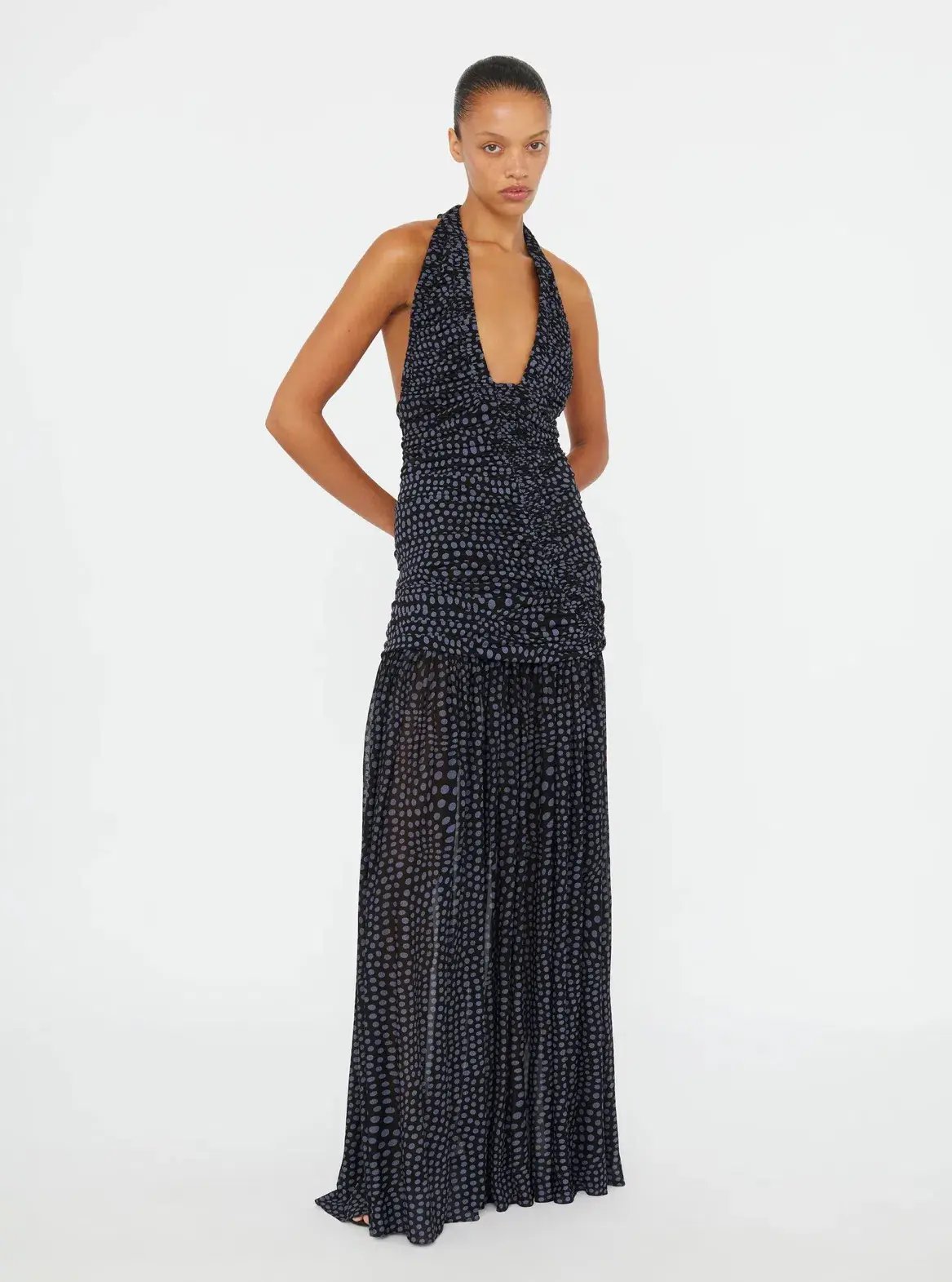 Christopher Esber Orion Maxi Dress Black Size 8 photo 5