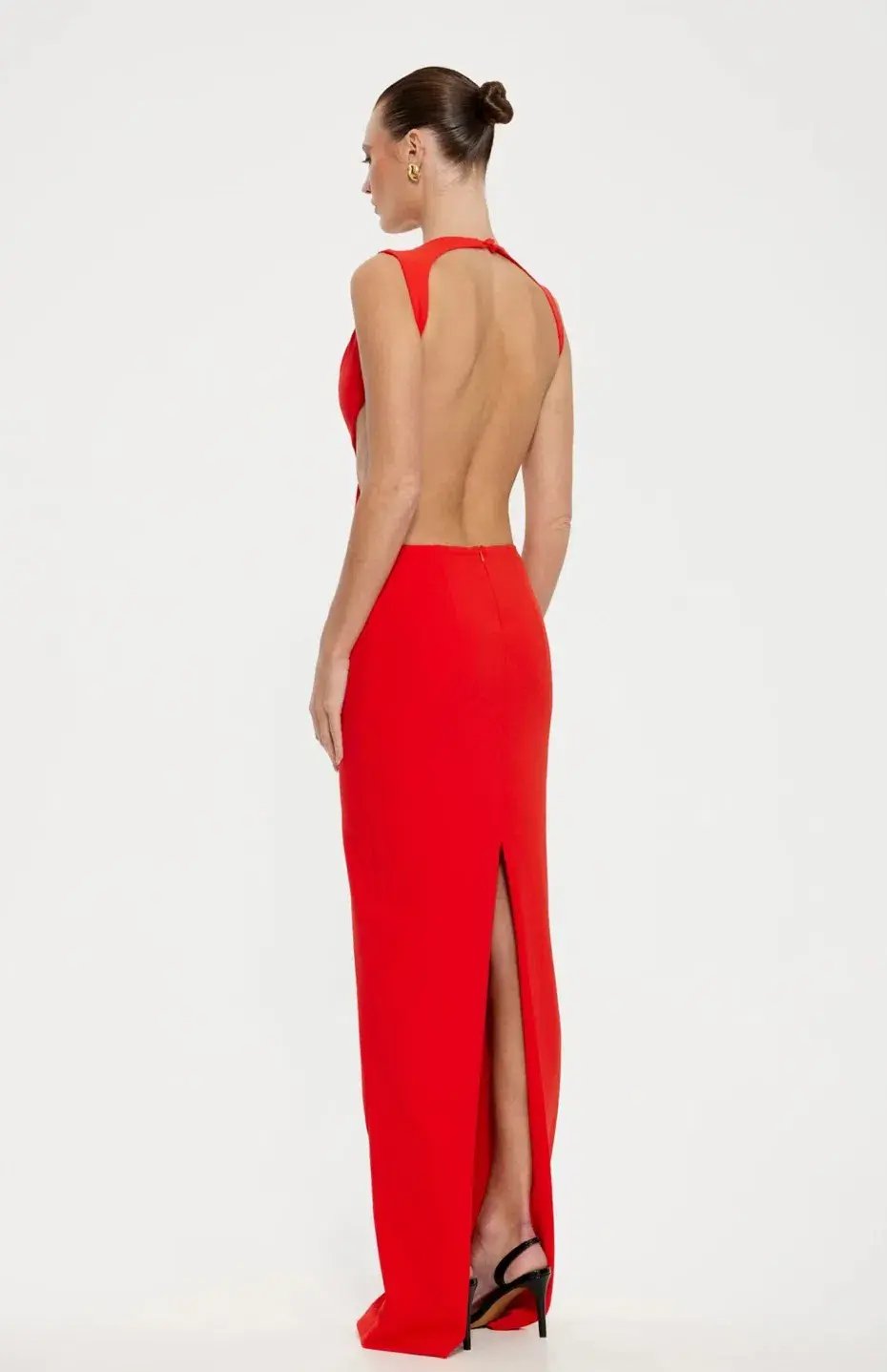 Effie Kats VALENCIA GOWN - CHERRY RED photo 3