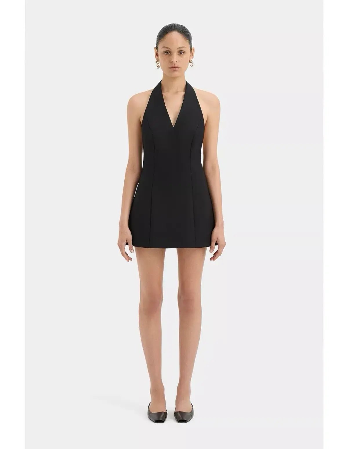 Sir the Label Sandrine Halter Mini Dress photo 2