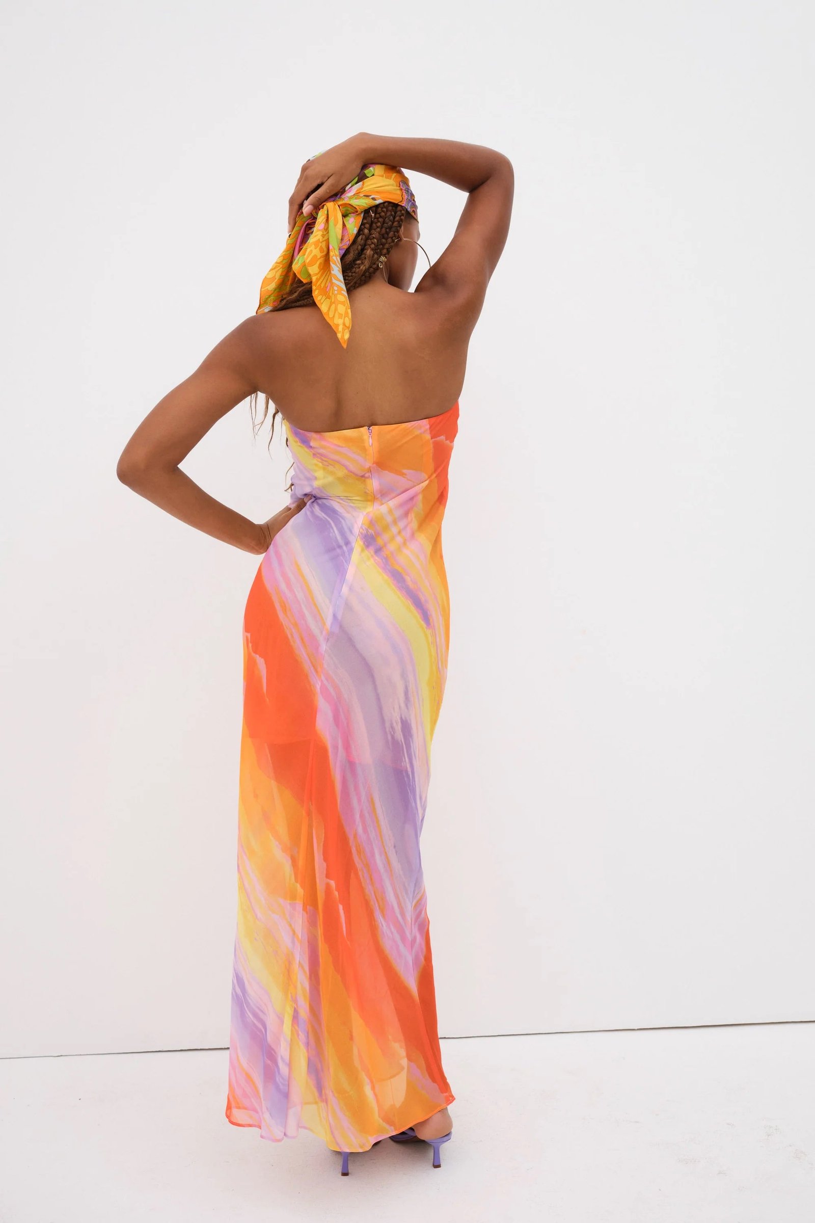 FOR LOVE & LEMONS VISTA MAXI DRESS - MULTI photo 5