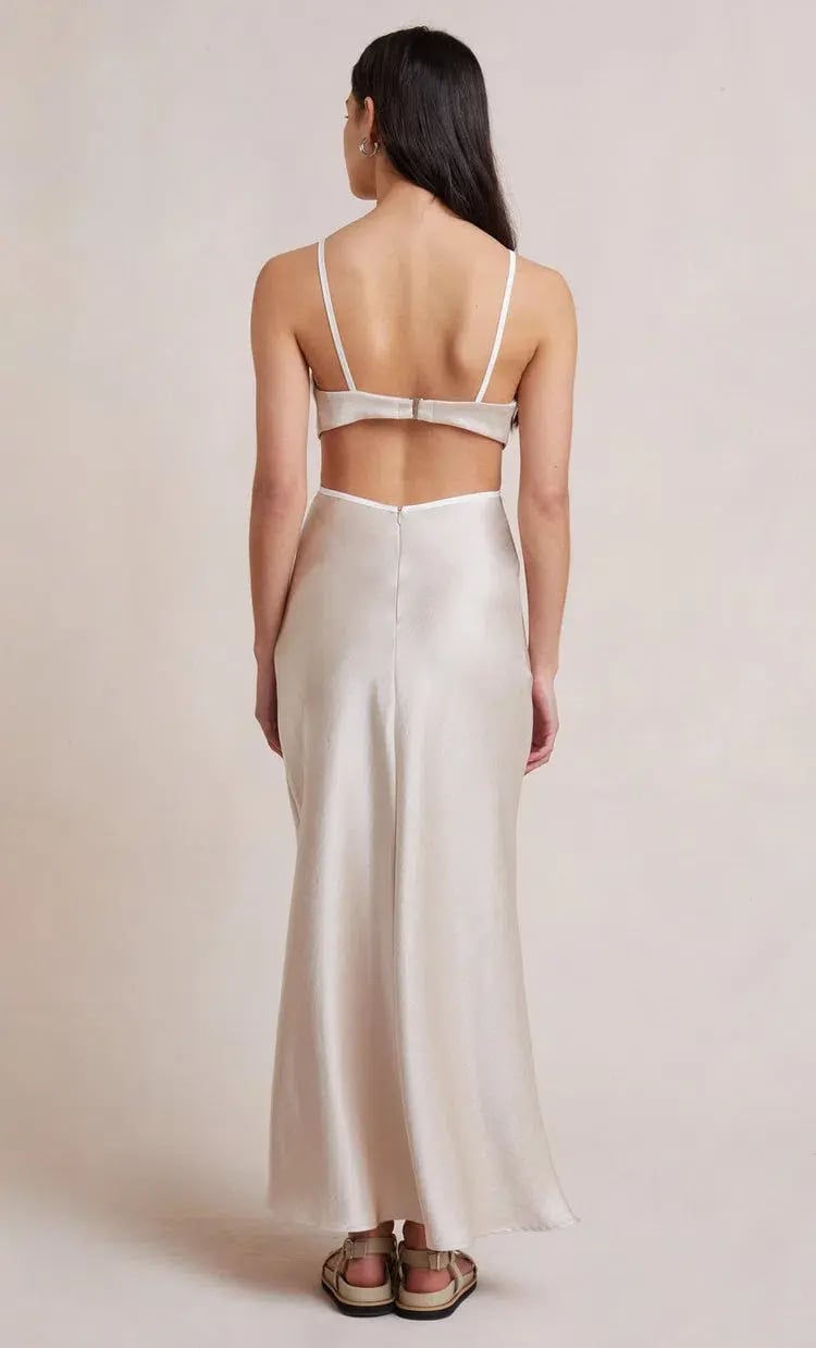 Bec & Bridge Veronique Maxi Dress Sand Size AU 8 photo 2