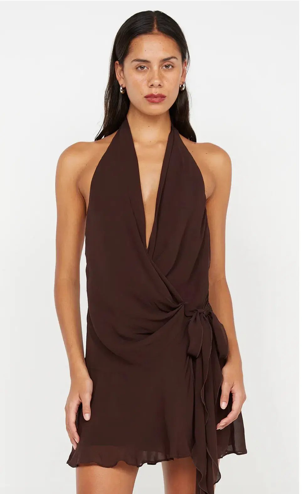Bec and Bridge Celyse Mini Dress Brown size 6 photo 2