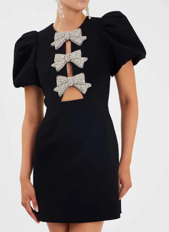 Rebecca Vallance JULIANA PUFF SLEEVE MINI DRESS photo 5