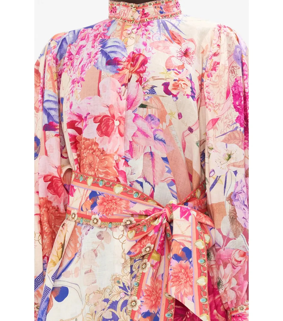 Camilla Drop Sleeve Shirt Dress Rose Bed Rendezvous Size XS / AU 8 photo 2