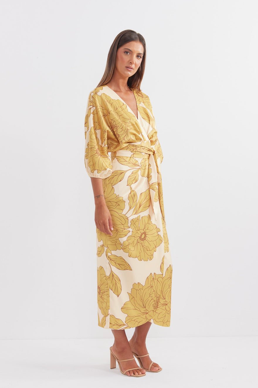 Pasduchas Favourite Wrap Midi - Golden photo 3