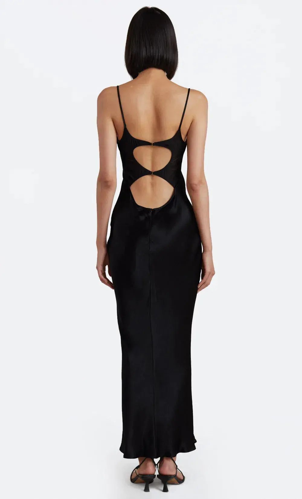 Bec & Bridge Black Malyka Maxi Dress Black Size AU 10 photo 3