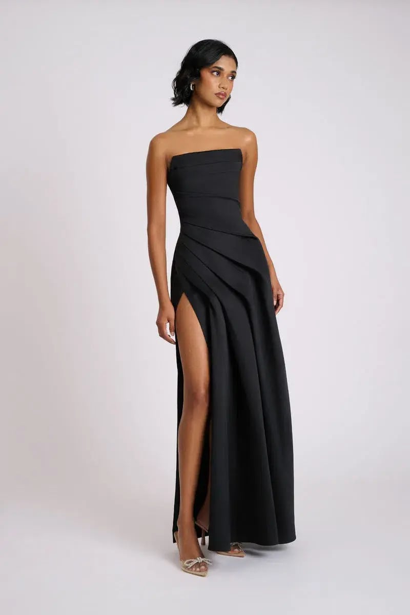 Eliya the Label Deanna Gown Black Size 8 photo 2