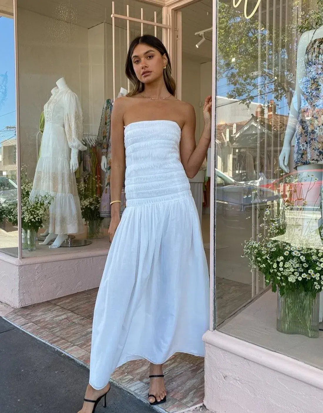 Sir The Label Xanthe Dress Ivory White Size 1 / AU 8 photo 5