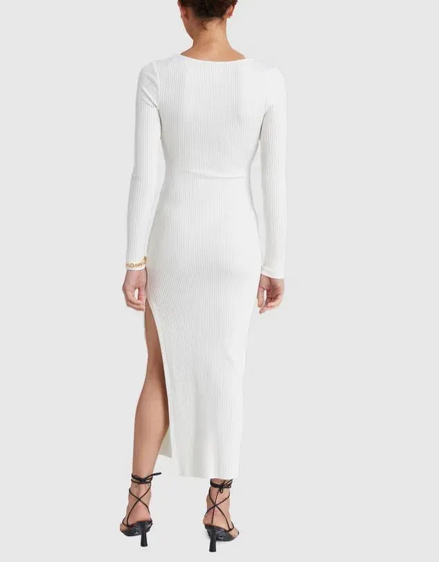 Bec & Bridge Della Vita Midi Dress White Size 6 photo 2