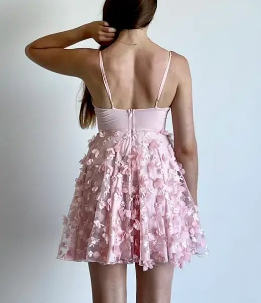 Studio Minc Spring Mini Dress Pink Size 0/ AU 8 photo 6
