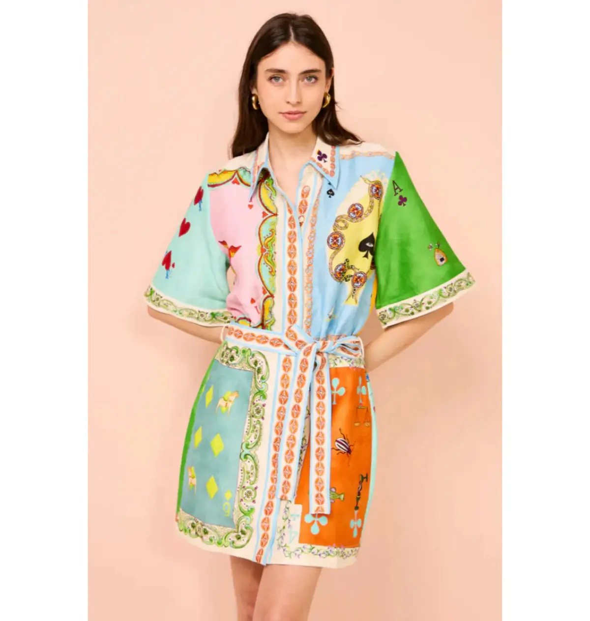 Alemais Rummy Mini Dress Multi Size AU 14 photo 2