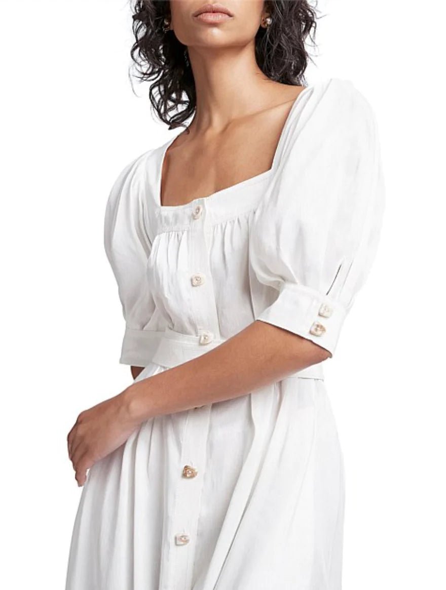Aje Aspect Silk Midi Dress photo 2