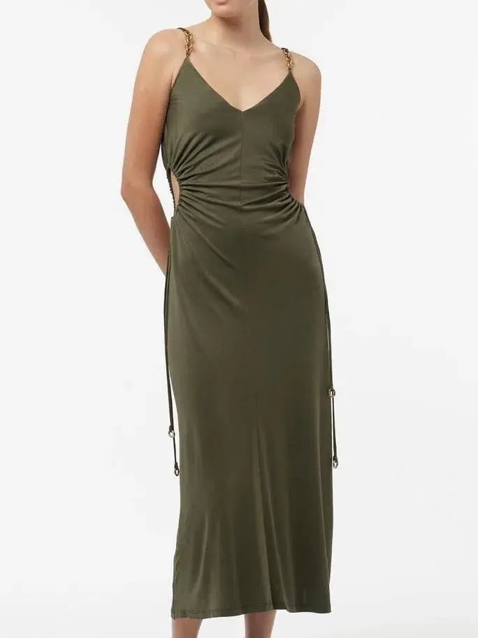 Manning Cartell Tuning in Chain Dress Green Size 12 photo 2