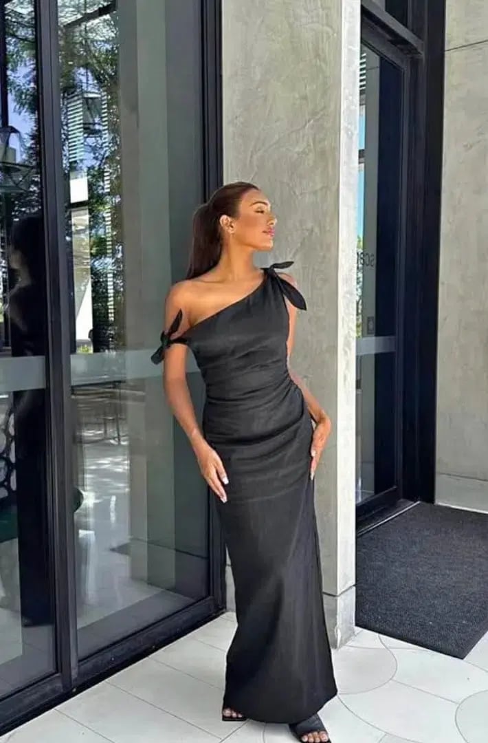 Sir the Label Bettina Off Shoulder Dress Black Size AU 8 photo 4