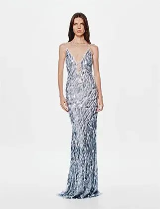 MISHA The Sapphire Maxi Dress Size 8/S photo 3