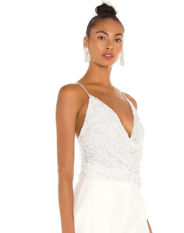 Retrofete Michal Top White Size 8 photo 3