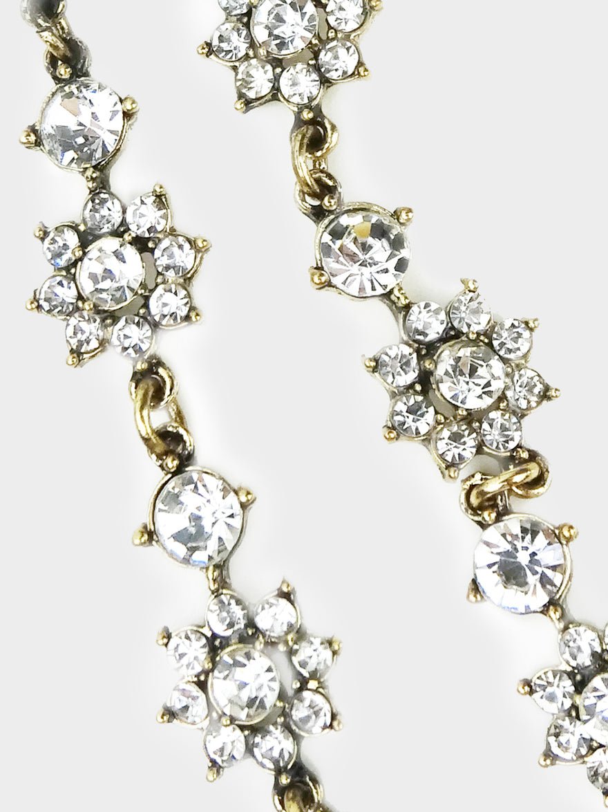 Oscar De La Renta Floral Festoon crystal necklace photo 4