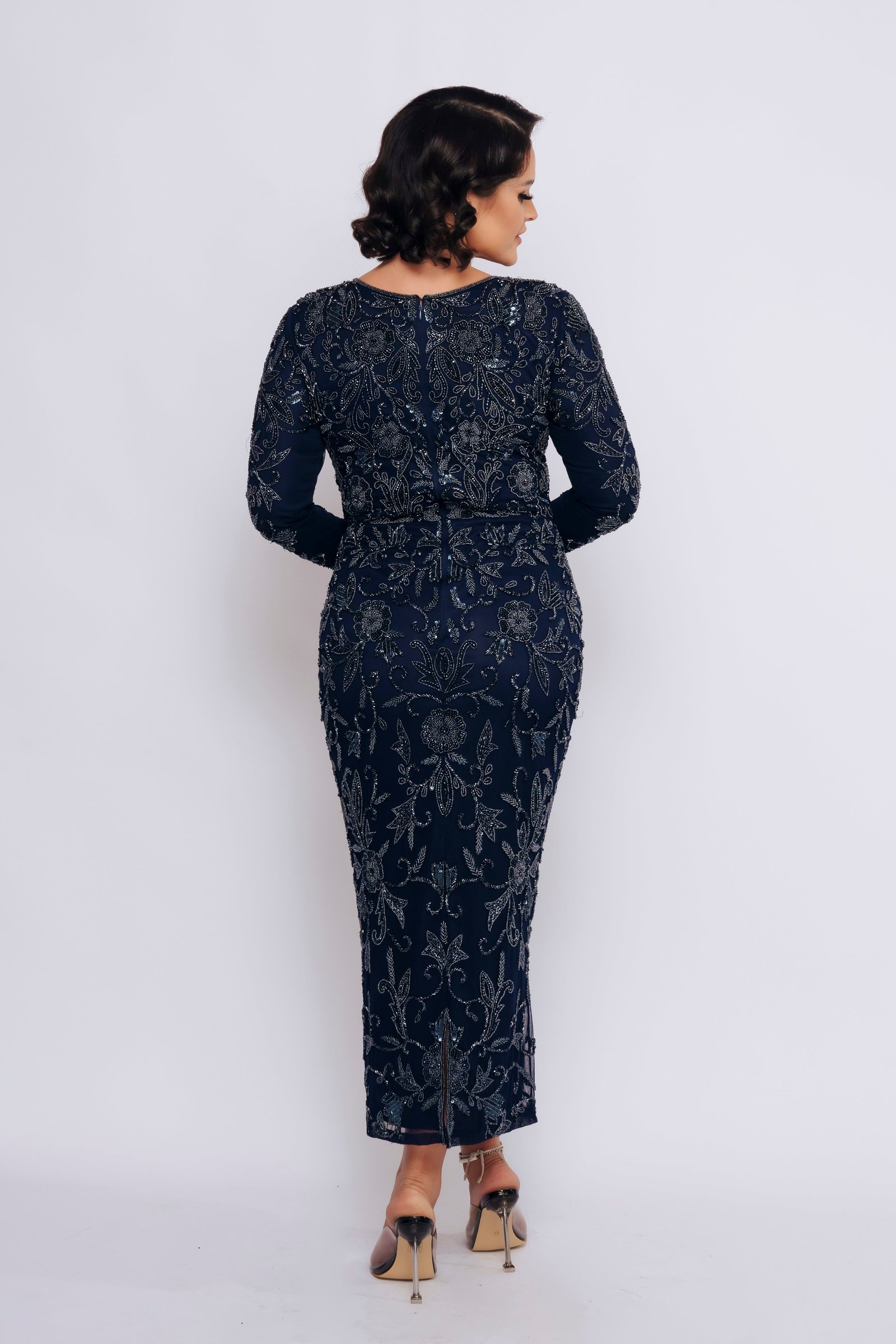 ADELLA MIDI BY MY SECRET WARDROBE NAVY photo 5