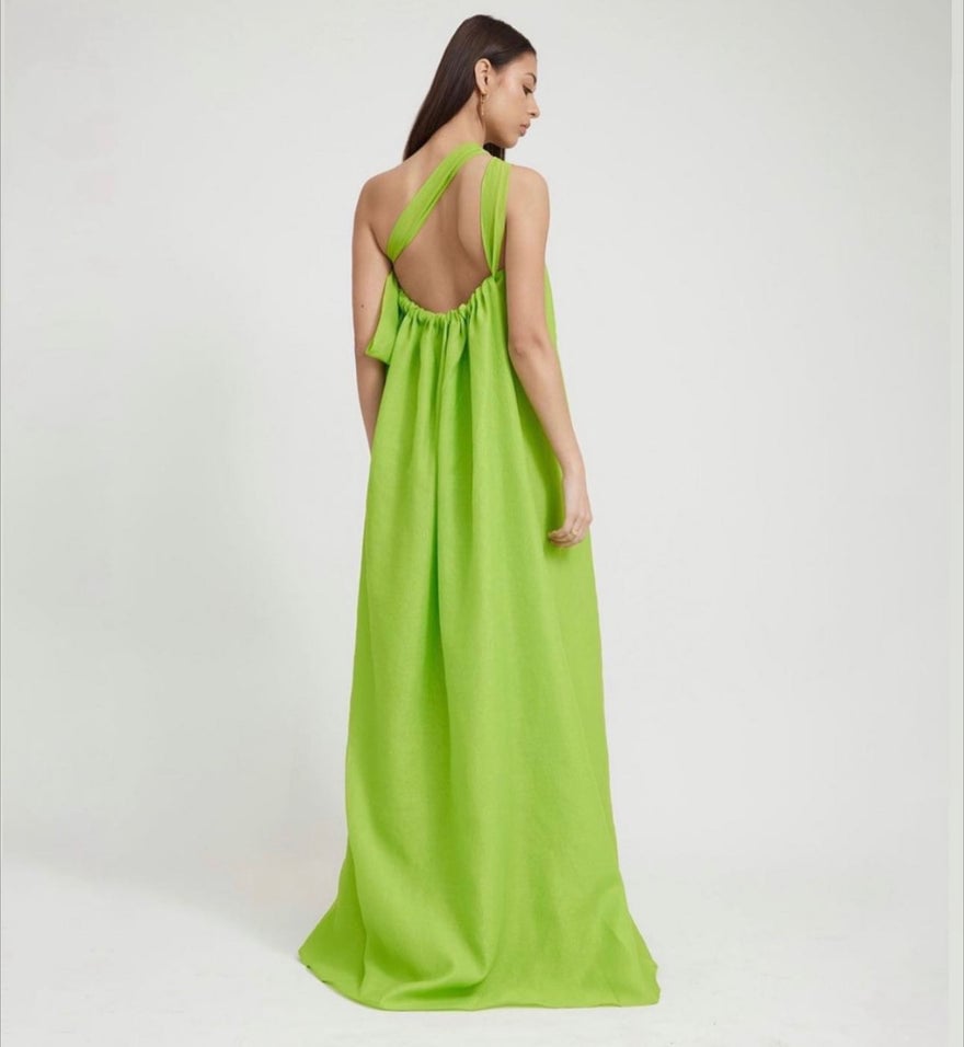Tojha Lola Maxi Dress, Lime photo 4