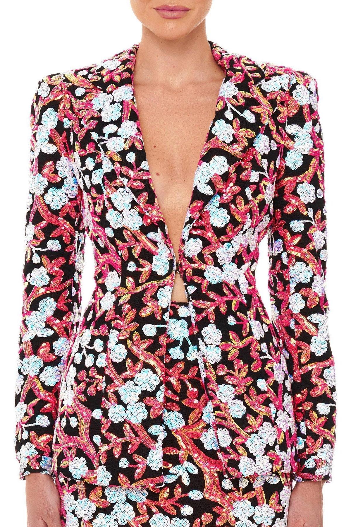 Eliya The Label  Rosetta Blazer Print Size 12 photo 4