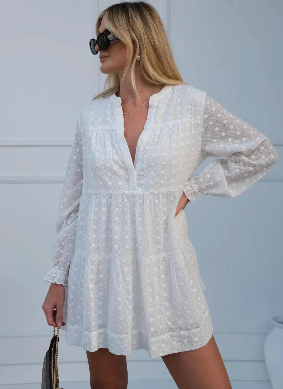 Lunar Fox Maeve Mini Dress White Size 20 photo 2