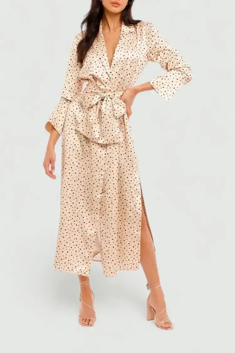 Significant Other Amara Dress in Cream Black Polka Size 10 photo 2