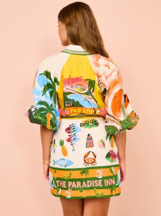 Alemais Paradiso Mini Dress Muti Size AU 8 photo 4