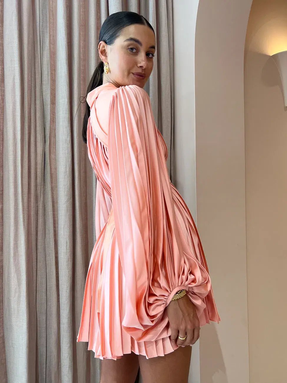 Acler George Dress in Coral Size 8 photo 3
