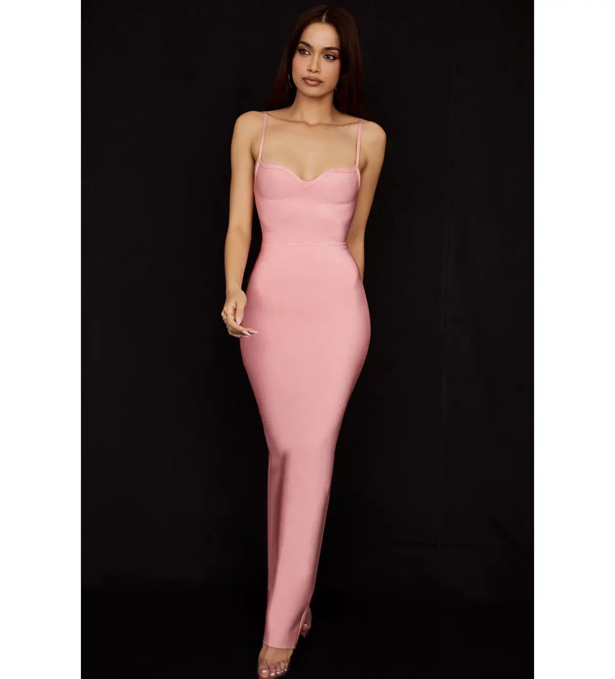House of CB Fifi Bandage Maxi Gown Pink Size S / Size AU 8 photo 2