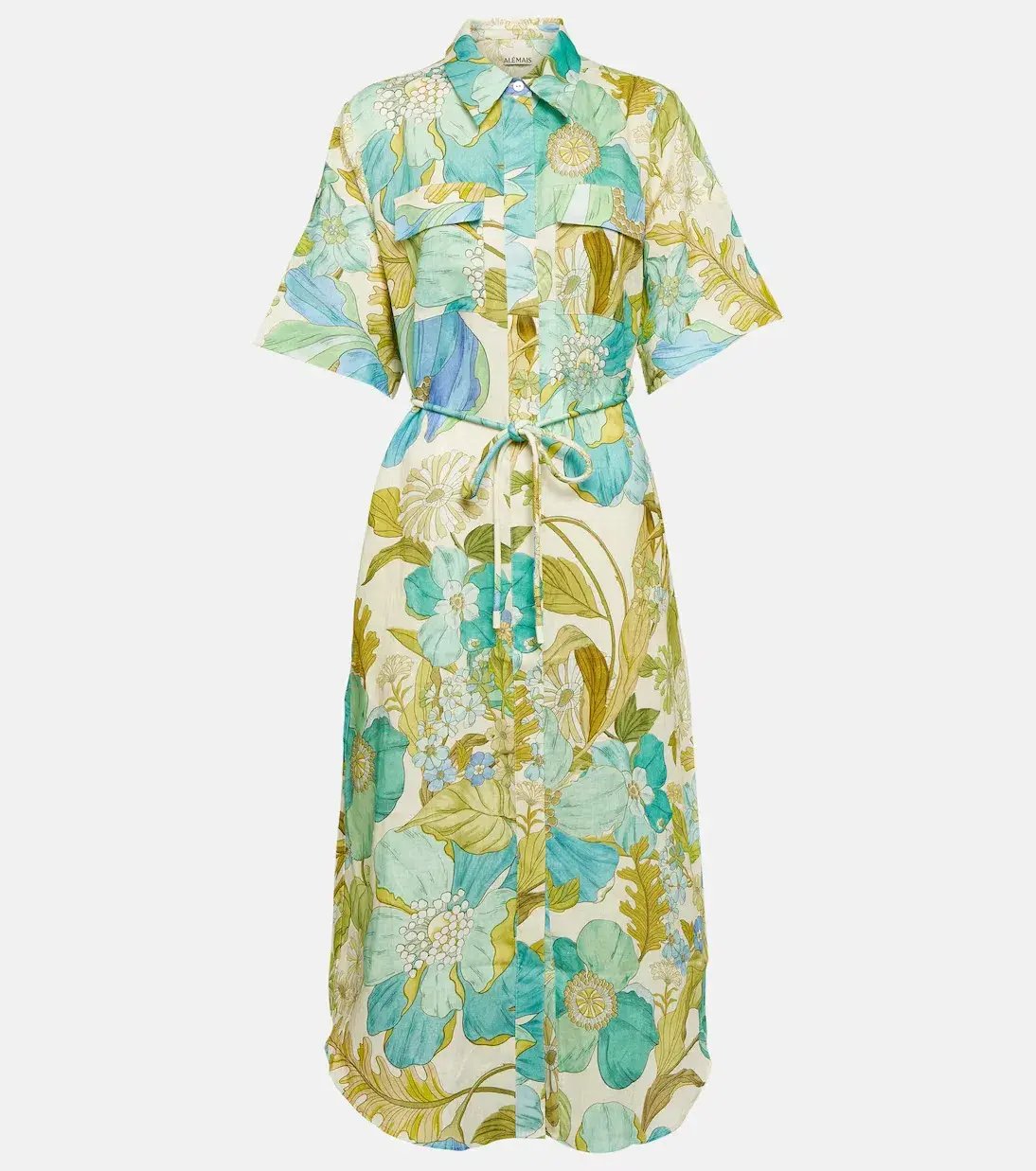 Alemais Janis Shirtdress Multi Size 10 photo 6