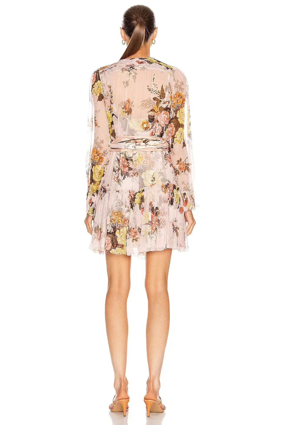 Zimmermann Brightside silk Mini Dress, Blush, Size 2 (AU 12) photo 3
